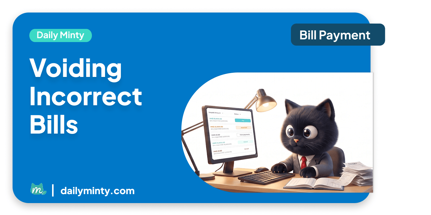 2. Void Incorrect Bills